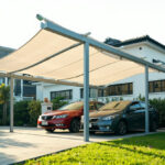 Kanopi Membrane untuk Carport: Material, Dimensi, dan Panduan Pemilihan