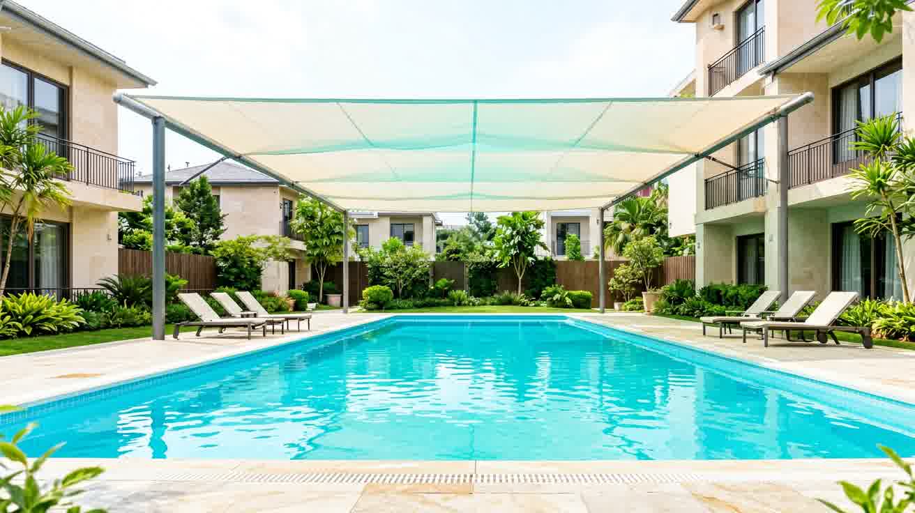 Estimasi biaya kanopi membrane untuk kolam renang