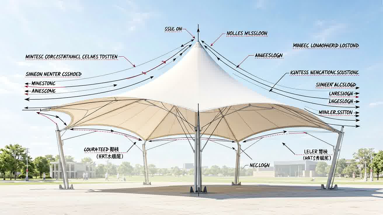 Perhitungan beban angin SNI 1727 untuk struktur kanopi membrane