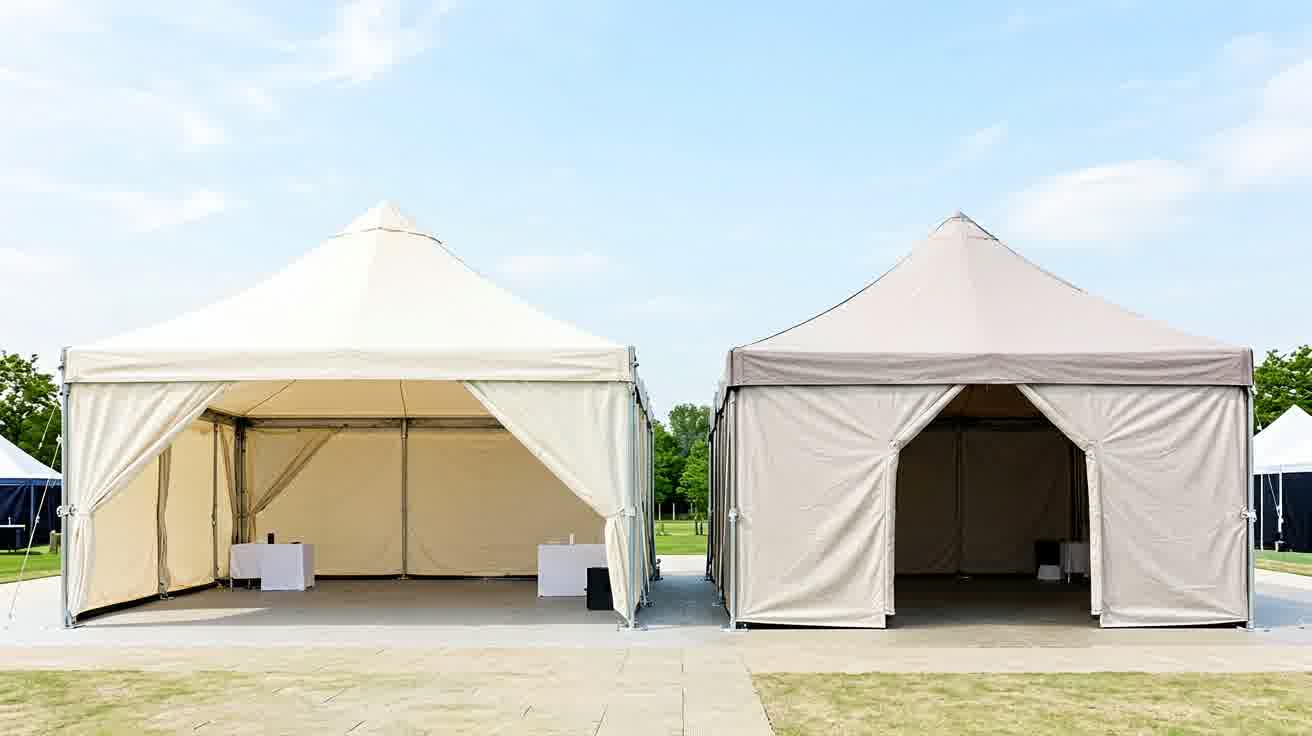 Perbandingan tenda membrane versus tenda konvensional untuk acara outdoor