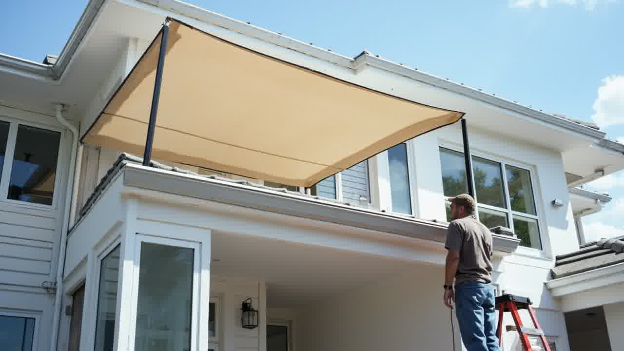 Pemeriksaan instalasi kanopi membrane