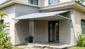 Kanopi Membrane untuk Teras Depan: Dimensi & Struktur yang Tepat