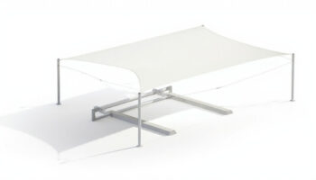 Struktur Canopy Membrane: Tiang, Kabel, dan Angkur yang Bekerja Sebagai Satu Sistem