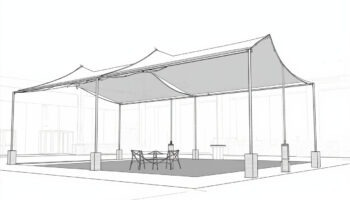 Struktur Tenda Membrane: Rangka, Pondasi, dan Sambungan yang Aman