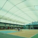 Tenda Membrane Untuk Sekolah Atap Lapangan Outdoor