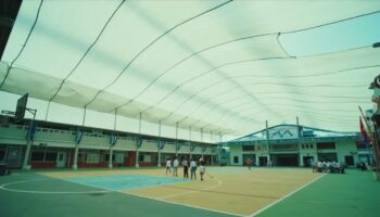 Tenda Membrane Untuk Sekolah Atap Lapangan Outdoor