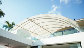 Ukuran Canopy Membrane: Cara Hitung Bentang, Tinggi, dan Sudut